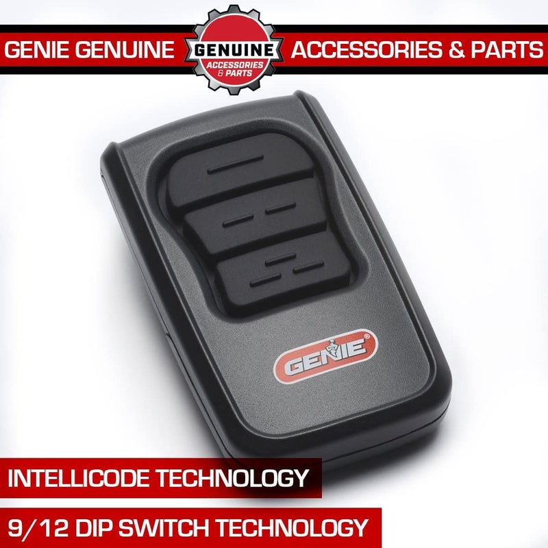 Genie GM3T-BX Garage Door Opener, Intellicode Dual Frequency 315/390 MHz Remote - 3-Button Transmitter - Image 2